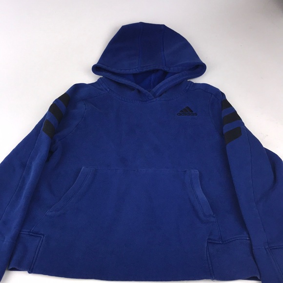 Adidas Boys Size Small Blue Sweater - Picture 1 of 3